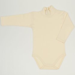 Vanilla custard turtleneck bodysuit uni