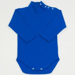Classic blue turtleneck bodysuit uni
