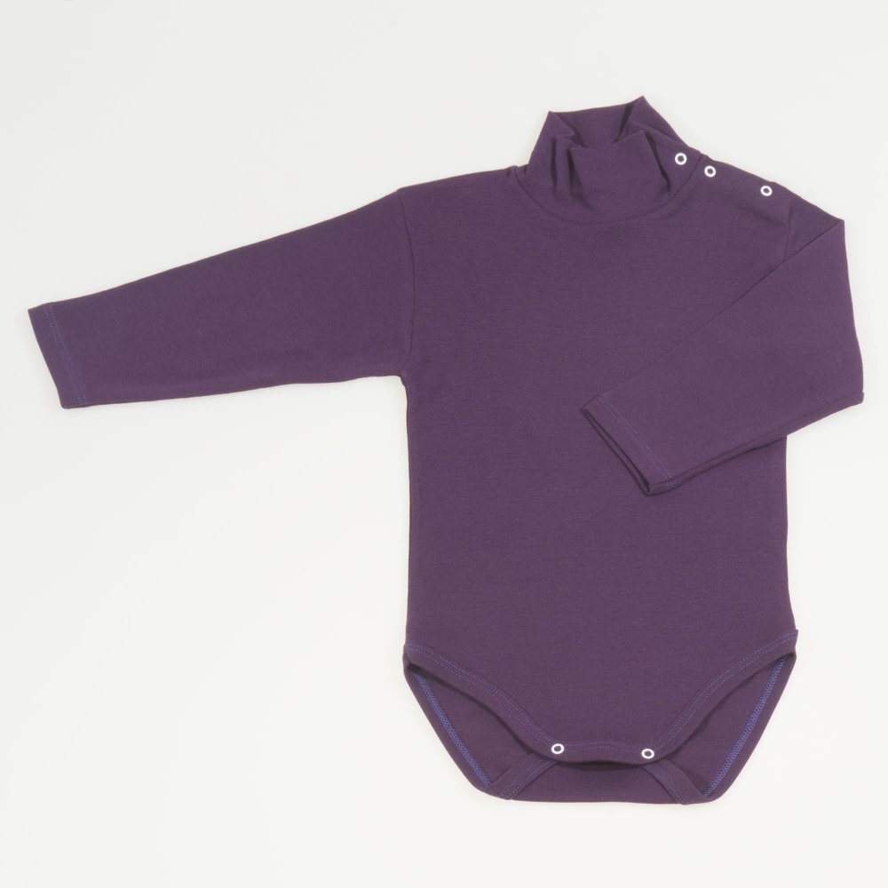 Purple turtleneck bodysuit | liloo