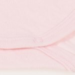 Pink turtleneck bodysuit - premium multilayer material with model | liloo