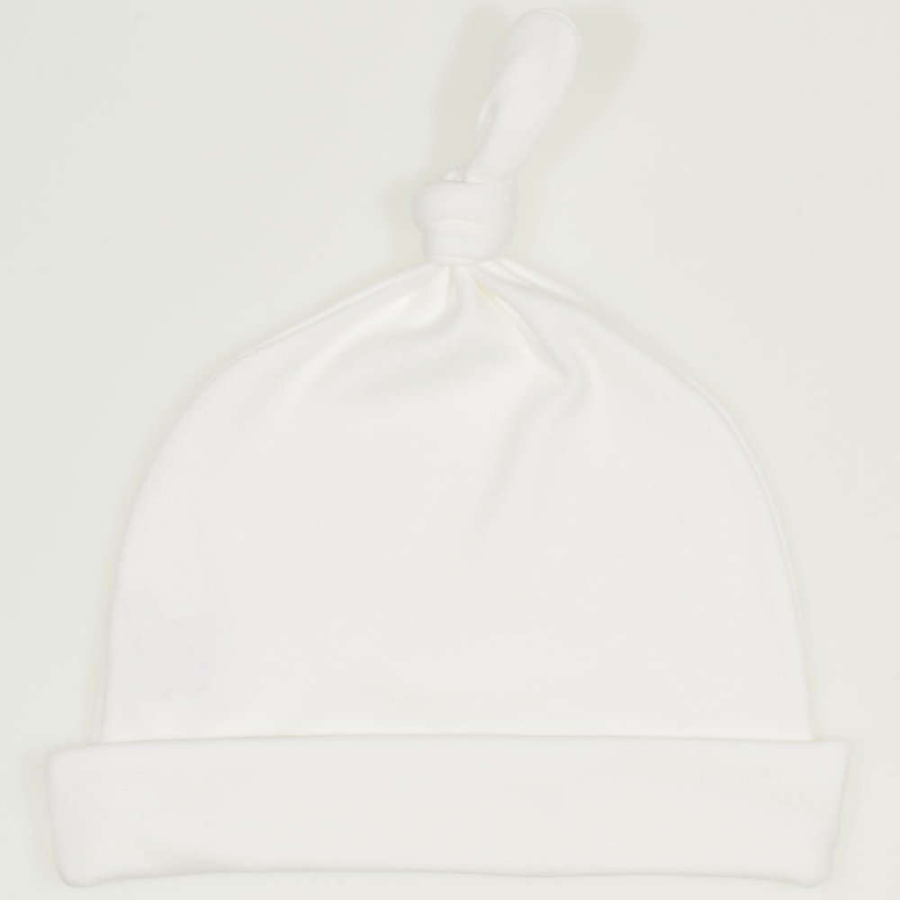 Blanc de blanc baby hat with tassel| liloo