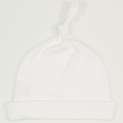 Blanc de blanc baby hat with tassel