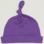 Purple deep lavender baby hat with tassel| liloo