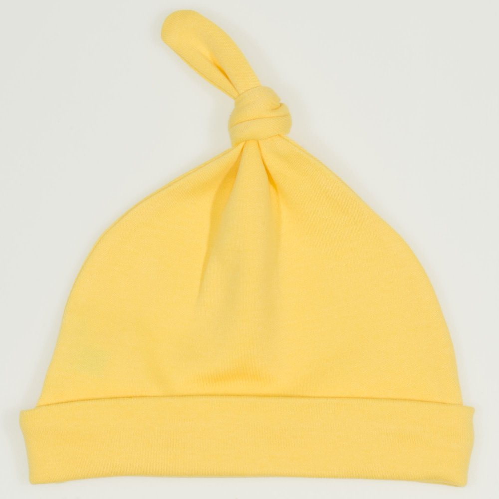 Minion yellow baby hat with tassel  | liloo