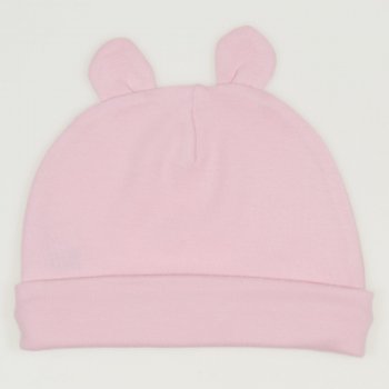 Orchid pink baby hat with toy ears | liloo