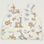 Baby set - hat, pants and gloves - with jungle print | liloo