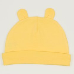 Minion yellow baby hat with toy ears