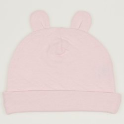 Pink baby hat with toy ears - premium multilayer material model