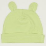 Lime green baby hat with toy ears | liloo