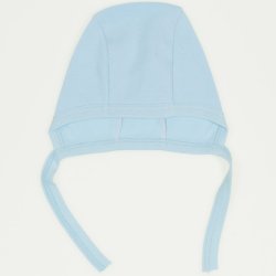Dark azure baby bonnet