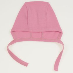 Brandied apricot organic cotton baby bonnet