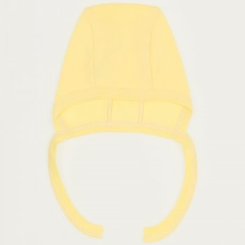 Yellow baby bonnet