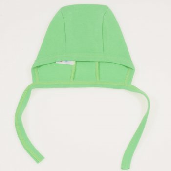 Irish green baby bonnet