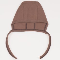Brown baby bonnet