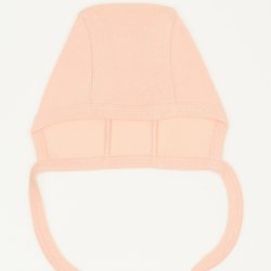 Peach fuzz baby bonnet