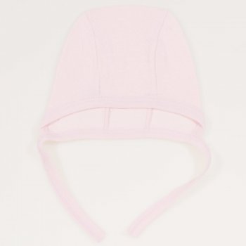 Pink baby bonnet - premium multilayer material model | liloo