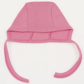 Dark salmon baby bonnet | liloo