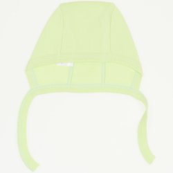 Lime green baby bonnet