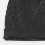 Set fez and circular scarf - black with white dots print | liloo