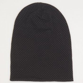 Black fez with white dots print | liloo