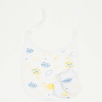 Bib and gloves newborn with turtles print | liloo