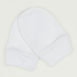 White newborn gloves