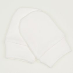 Blanc de blanc newborn gloves 