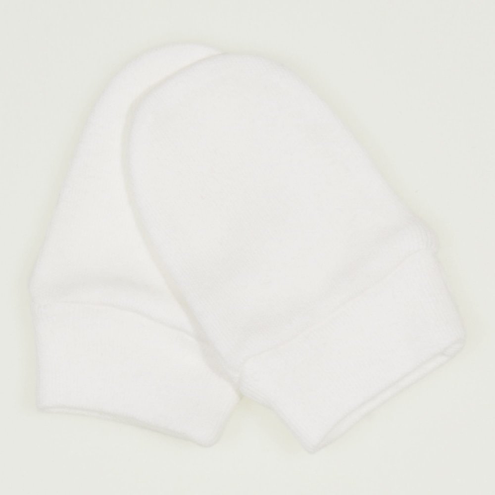 Cream newborn gloves| liloo