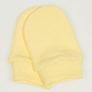 Yellow newborn gloves| liloo