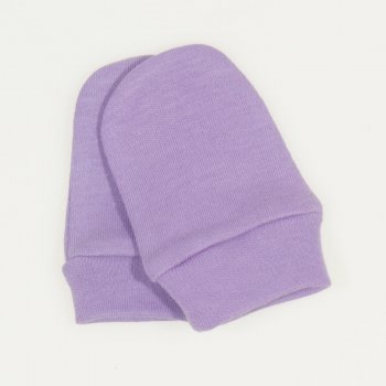 Violet newborn gloves