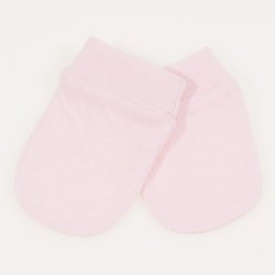 Pink newborn gloves - premium multilayer material with model