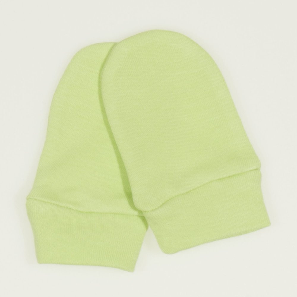 Lime green newborn gloves | liloo