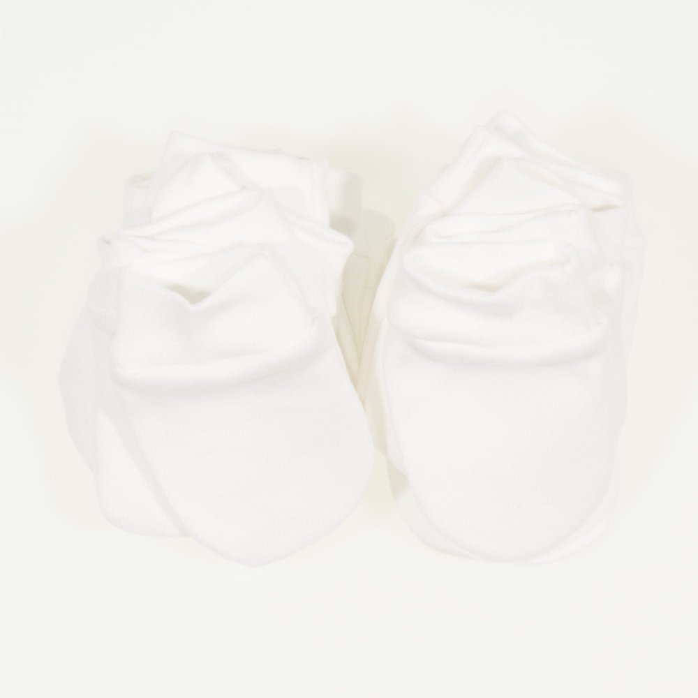 Blanc de blanc newborn gloves - economical set of 10 pieces | liloo