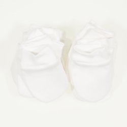 Blanc de blanc newborn gloves - economical set of 10 pieces