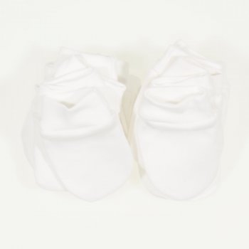 Blanc de blanc newborn gloves - economical set of 10 pieces