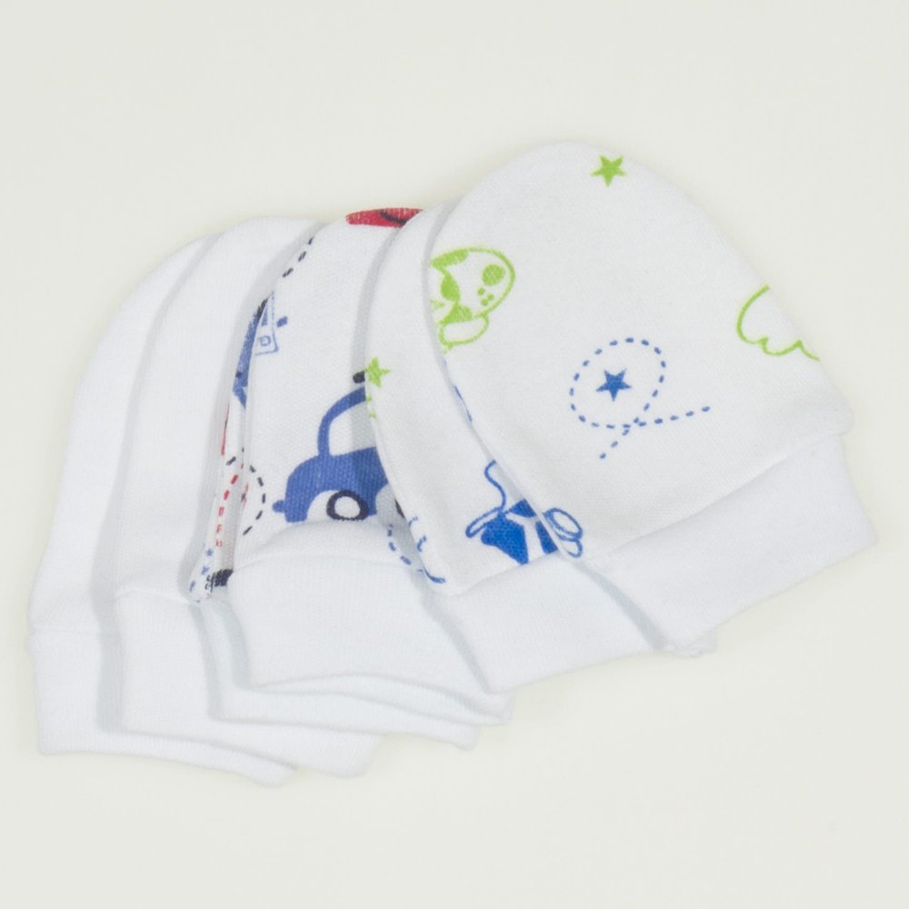 Newborn gloves - economical set 3 pairs| liloo