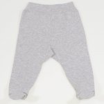 Gray footies organic cotton | liloo