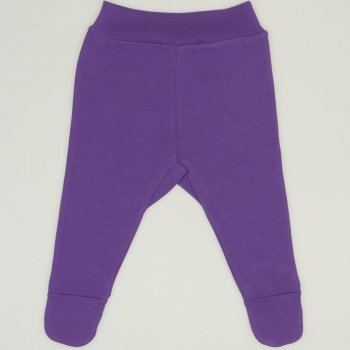 Pantaloni cu botosei banda mov deep lavender | liloo