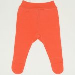 Pantaloni cu botosei banda somon living coral | liloo