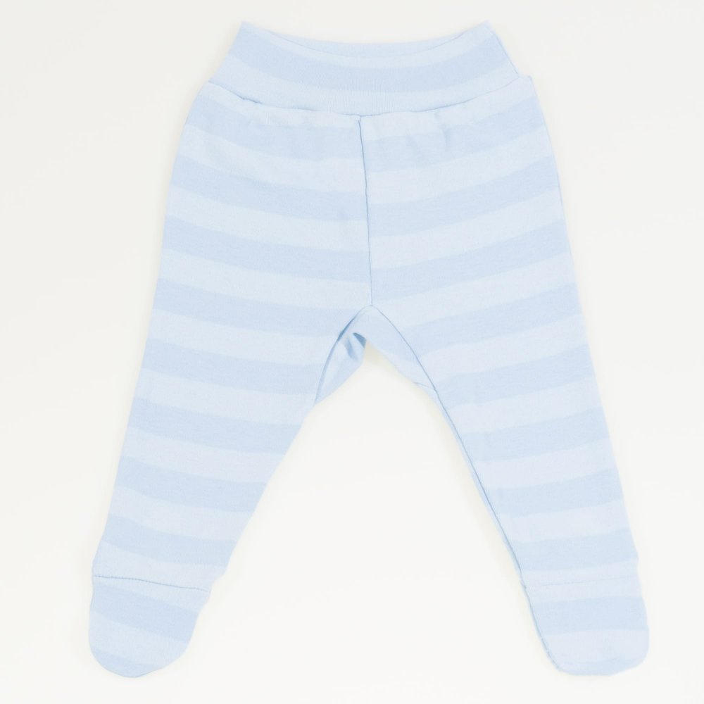 Light blue with stripes footies | liloo