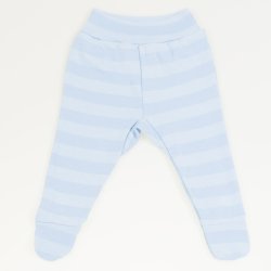 Light blue with stripes footies