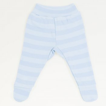 Light blue with stripes footies