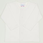 Blanc de blanc long-sleeve center-snap tee | liloo