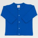 Classic blue long-sleeve center-snap tee | liloo