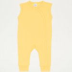 Salopeta fara maneci cu manseta minion yellow uni | liloo