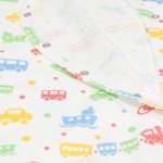 White long-sleeve sleep & play with transport toys print | liloo