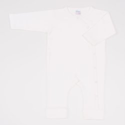 Blanc de blanc long-sleeve sleep & play