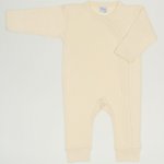 Vanilla custard long-sleeve sleep & play| liloo