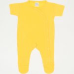 Dandelion yellow short-sleeve sleep & play with footies | liloo