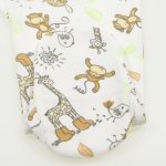 Short-sleeve sleep & play with footies with jungle print | liloo